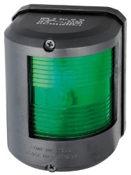 Utility 78 preto 12 V / luz de navegação direita verde